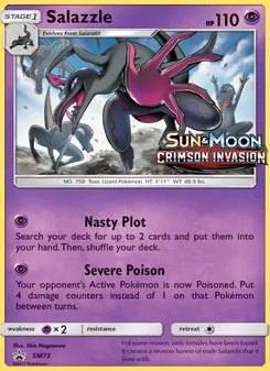 Salazzle card from SM Black Star Promos, number SM73/248