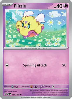Flittle card from Scarlet & Violet, number 101/198