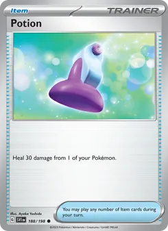 Potion card from Scarlet & Violet, number 188/198