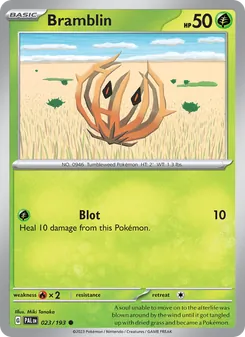 Bramblin card from Paldea Evolved, number 023/193
