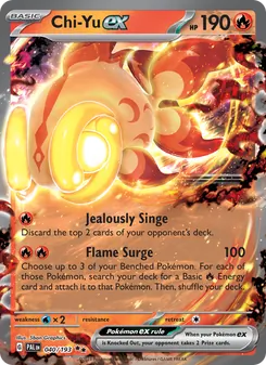 Chi-Yu ex card from Paldea Evolved, number 040/193