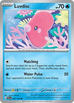 Luvdisc card from Paldea Evolved, number 047/193