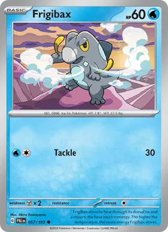 Frigibax card from Paldea Evolved, number 057/193