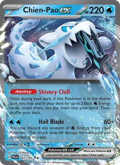 Chien-Pao ex card from Paldea Evolved, number 061/193