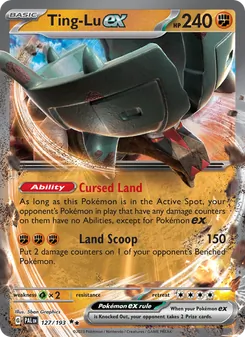 Ting-Lu ex card from Paldea Evolved, number 127/193