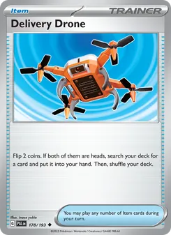 Delivery Drone card from Paldea Evolved, number 178/193