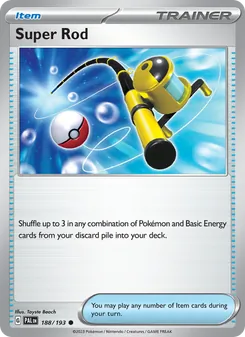 Super Rod card from Paldea Evolved, number 188/193