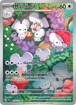 Maushold card from Paldea Evolved, number 226/193