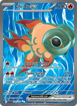 Chi-Yu ex card from Paldea Evolved, number 234/193