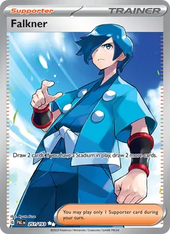 Falkner card from Paldea Evolved, number 251/193