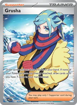 Grusha card from Paldea Evolved, number 253/193