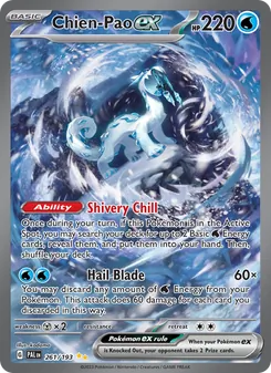 Chien-Pao ex card from Paldea Evolved, number 261/193