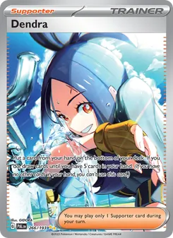 Dendra card from Paldea Evolved, number 266/193