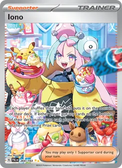 Iono card from Paldea Evolved, number 269/193