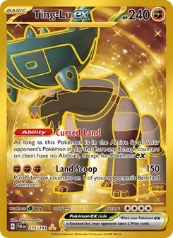 Ting-Lu ex card from Paldea Evolved, number 275/193