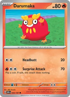Darumaka card from Obsidian Flames, number 034/197