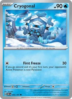 Cryogonal card from Obsidian Flames, number 055/197