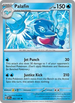 Palafin card from Obsidian Flames, number 062/197