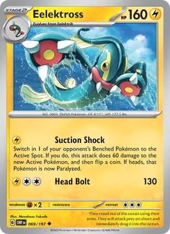 Eelektross card from Obsidian Flames, number 069/197