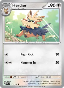 Herdier card from Obsidian Flames, number 171/197