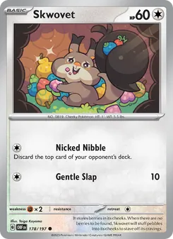 Skwovet card from Obsidian Flames, number 178/197