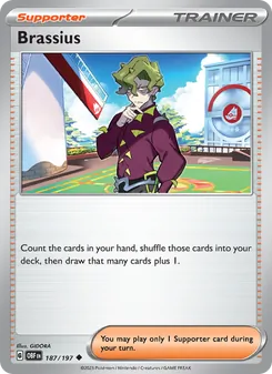 Brassius card from Obsidian Flames, number 187/197