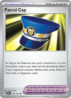 Patrol Cap card from Obsidian Flames, number 191/197