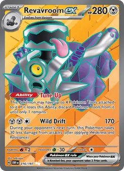Revavroom ex card from Obsidian Flames, number 216/197
