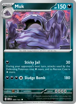 Muk card from 151, number 089/165