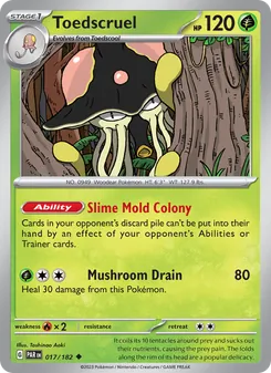 Toedscruel card from Paradox Rift, number 017/182