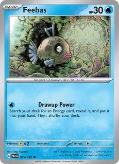 Feebas card from Paradox Rift, number 035/182