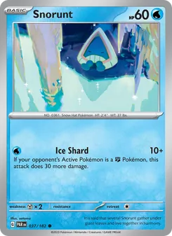 Snorunt card from Paradox Rift, number 037/182