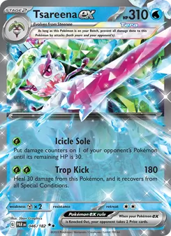 Tsareena ex card from Paradox Rift, number 046/182