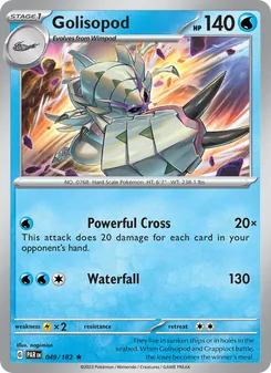 Golisopod card from Paradox Rift, number 049/182
