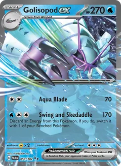 Golisopod ex card from Paradox Rift, number 050/182