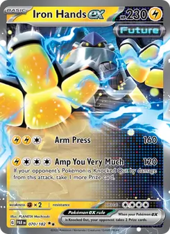 Iron Hands ex card from Paradox Rift, number 070/182