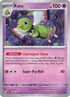 Xatu card from Paradox Rift, number 072/182