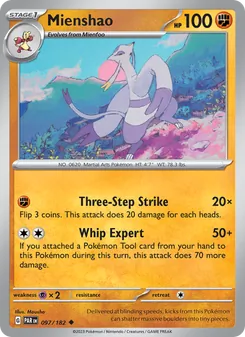 Mienshao card from Paradox Rift, number 097/182