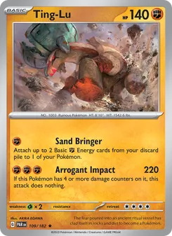Ting-Lu card from Paradox Rift, number 109/182