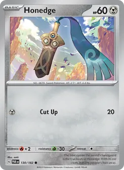 Honedge card from Paradox Rift, number 130/182