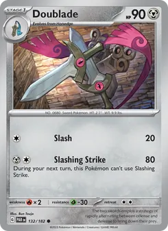 Doublade card from Paradox Rift, number 132/182