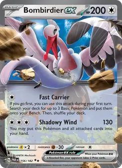 Bombirdier ex card from Paradox Rift, number 156/182
