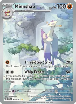 Mienshao card from Paradox Rift, number 200/182