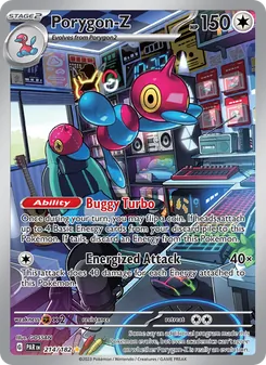 Porygon-Z card from Paradox Rift, number 214/182