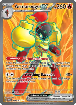 Armarouge ex card from Paradox Rift, number 218/182