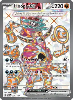 Hoopa ex card from Paradox Rift, number 226/182
