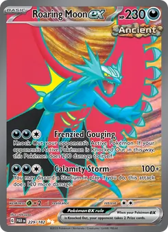Roaring Moon ex card from Paradox Rift, number 229/182