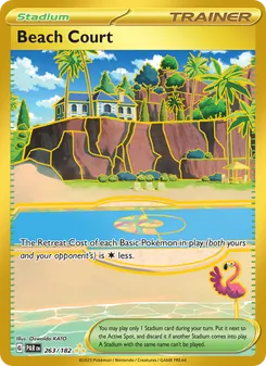 Beach Court card from Paradox Rift, number 263/182