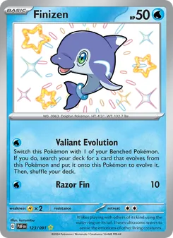 Finizen card from Paldean Fates, number 123/91