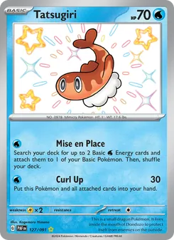 Tatsugiri card from Paldean Fates, number 127/91